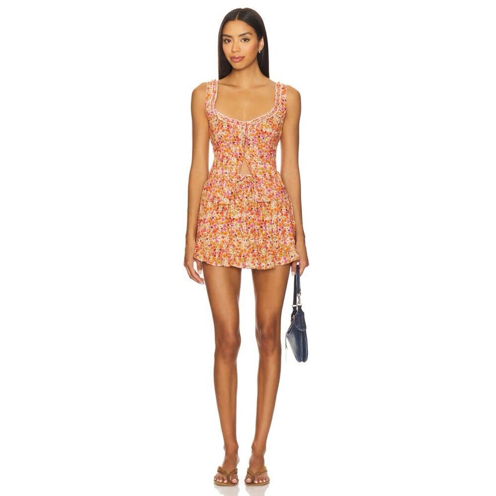 Free People Women's Spring Blossom Combo Floral Ellia Printed Set Size M NWT
